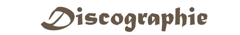 Discographie